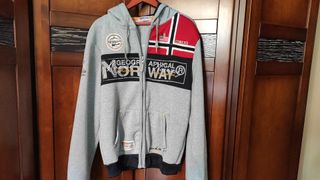 GEOGRAPHICAL NORWAY Sudadera hombre GARLON bright gris - Private Sport Shop