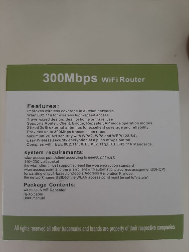 Router nuevo