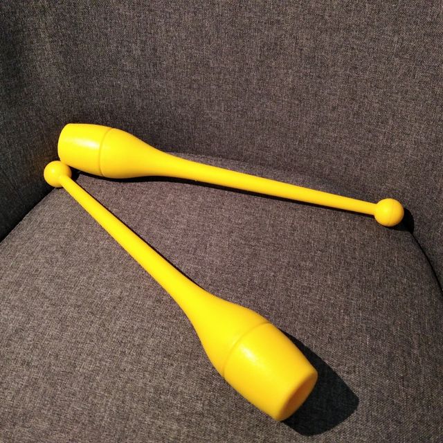 Bastoni ritmici gialli da 35 cm