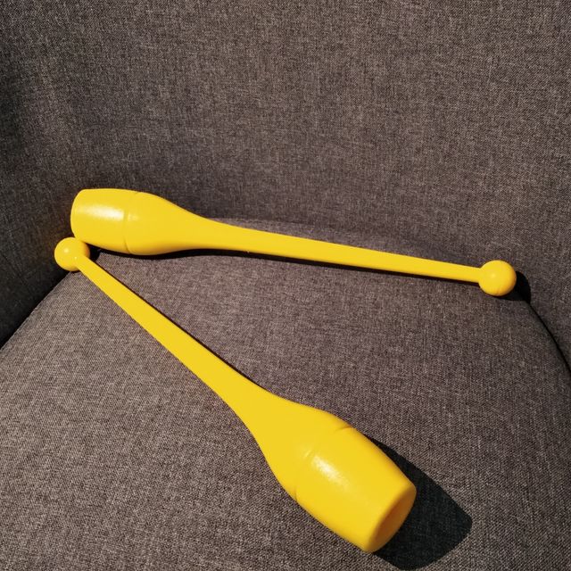 Bastoni ritmici gialli da 35 cm