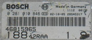 Centralita Motor  0281010846 0 281 010 846