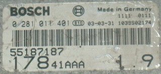 Centralita Motor  0281011401 0 281 011 401