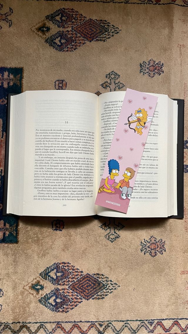 Marcapáginas de Los Simpson