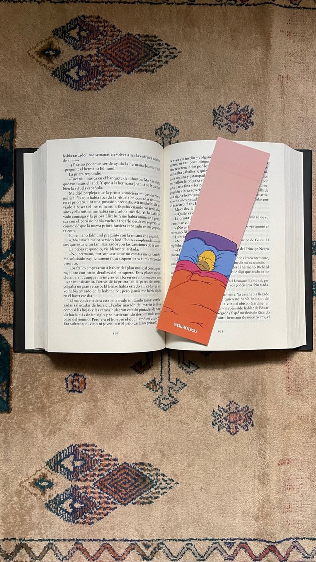 Marcapáginas de Los Simpson