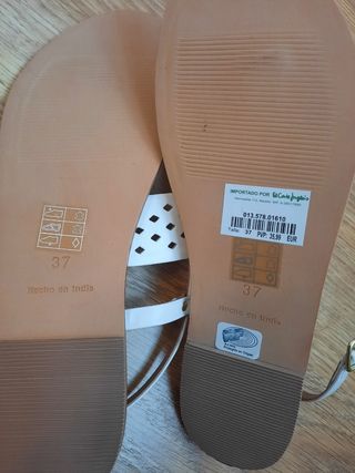 Sandalias Corte Inglés. N°37. Nuevas a estrenar. de segunda mano por 15 EUR  en Oviedo en WALLAPOP