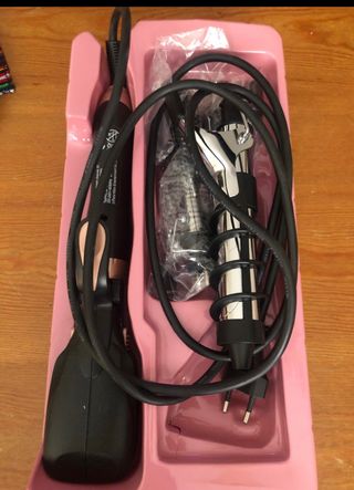 Set de plancha de pelo, rizador de París hilton de segunda mano por 15 EUR  en Madrid en WALLAPOP