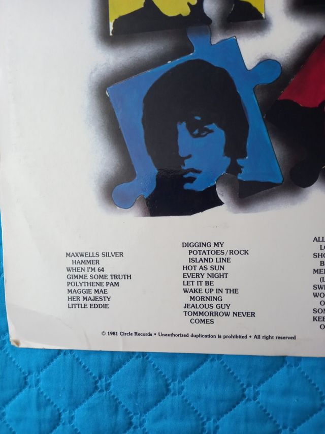 THE BEATLES WONDERFUL PICTURE OF YOU DOBLE BOOT 81