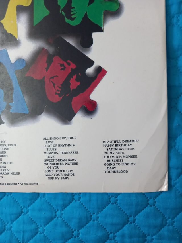 THE BEATLES WONDERFUL PICTURE OF YOU DOBLE BOOT 81