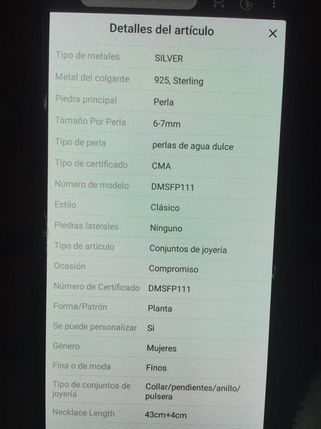 perlas naturales juego nuevo