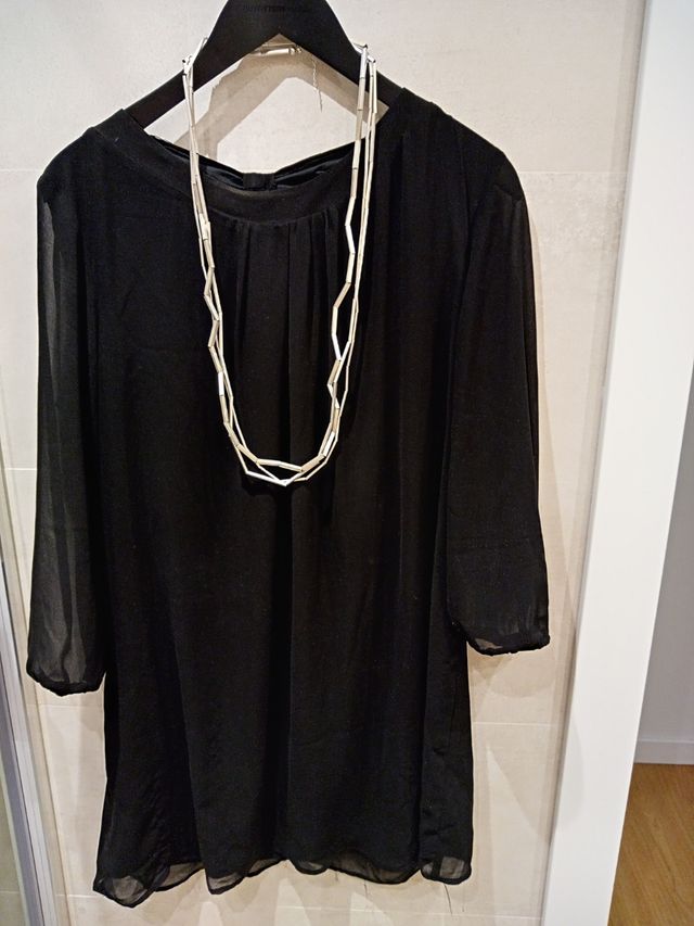 vestido cóctel negro.Dto. por lote