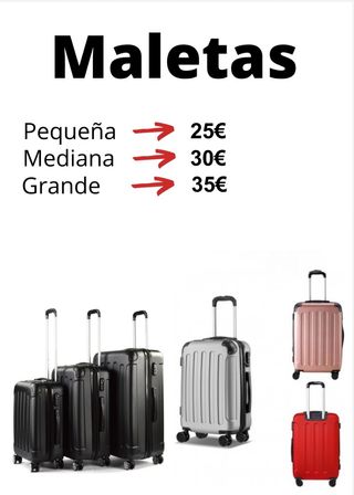 Maletas rigidas de segunda mano por 25 EUR en Ajofrín en WALLAPOP