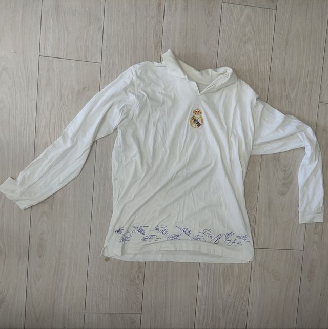 Camiseta centenario Real Madrid firmada 
