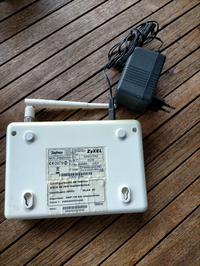 Router ZYEEL Telefónica