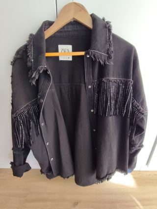 Chamarras mezclilla de Zara para mujer | FASHIOLA.mx