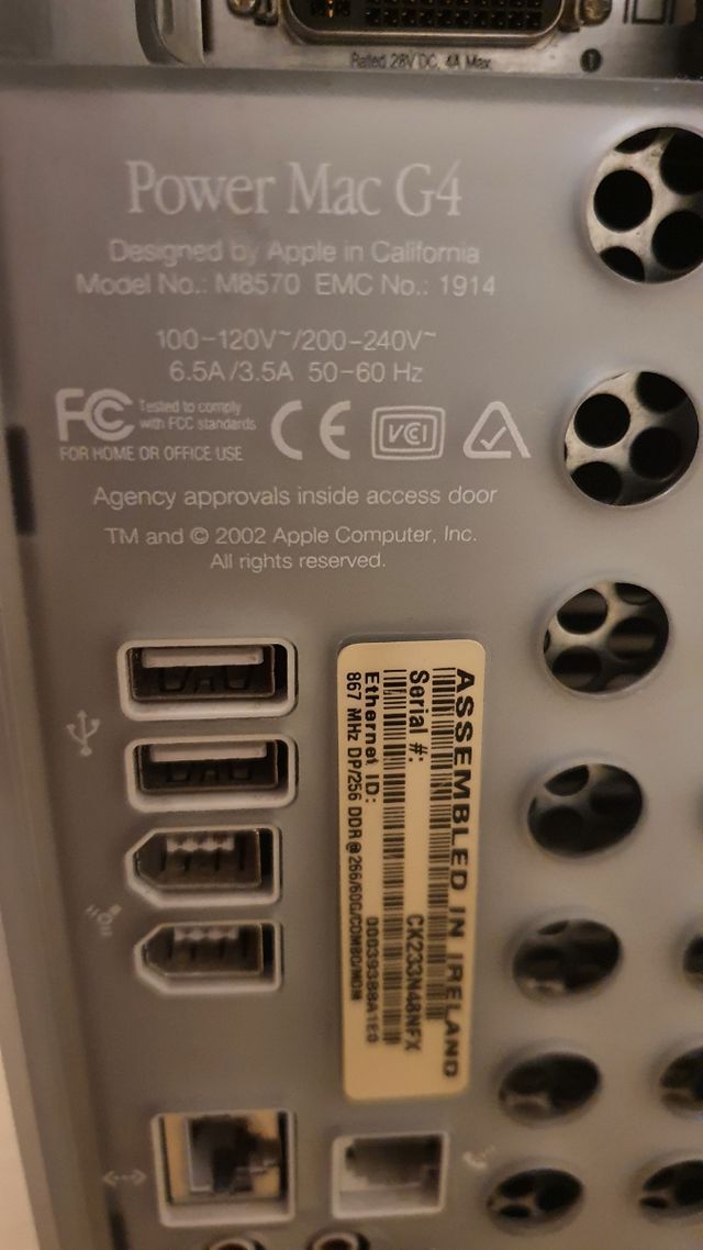 Torre ordenador Apple