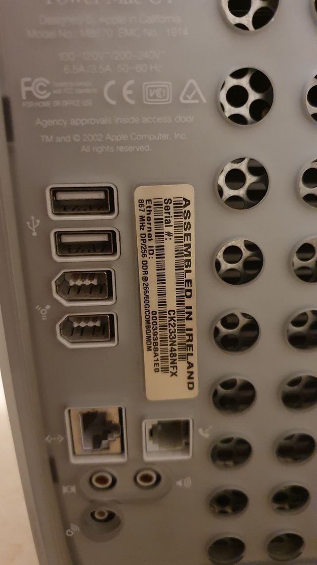 Torre ordenador Apple