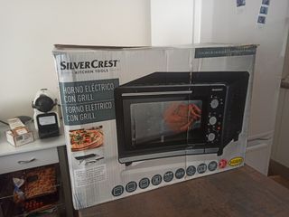 HORNO ELÉCTRICO GRILL 1500 W Silver Crest de segunda mano por 60 EUR en  Majadahonda en WALLAPOP