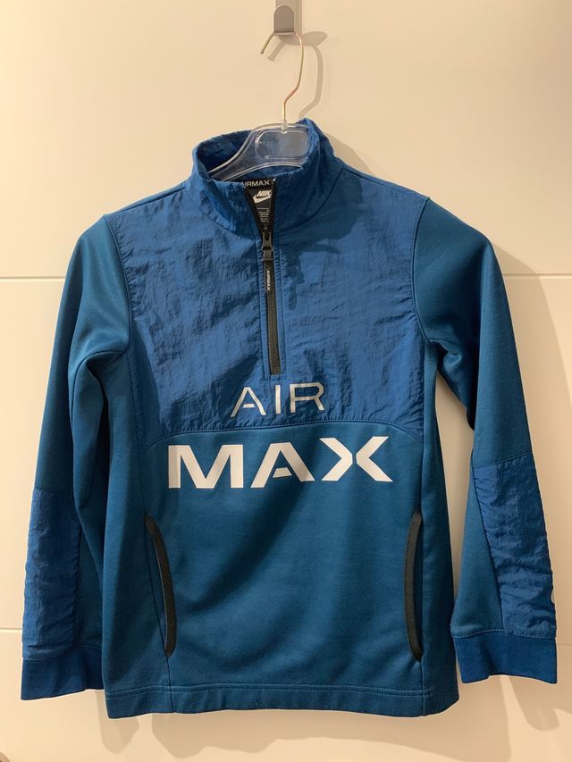 Sudadera cortavientos nike air max talla M niño