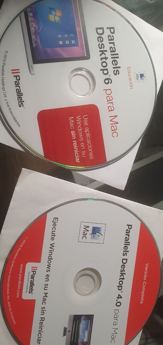 Parallels Desktop 4 y 6 para mac