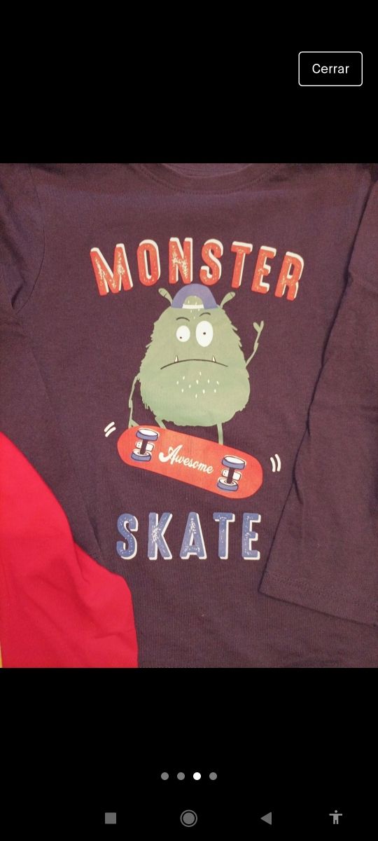 lote camisetas manga larga