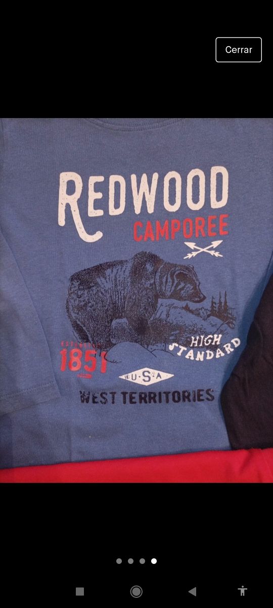 lote camisetas manga larga