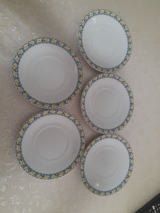 5 PLATOS PQÑOS NUEVOS