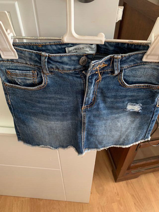 Falda vaquera Zara talla 8