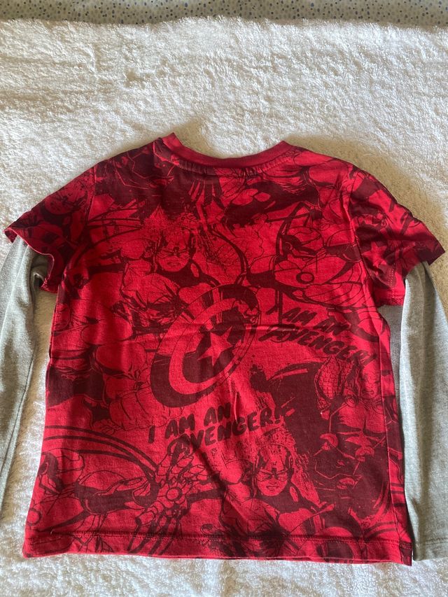 Camiseta manga larga Marvel/Desigual T3-4