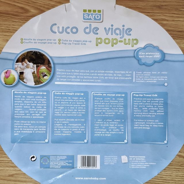 Cuco de viaje pop-up desplegable