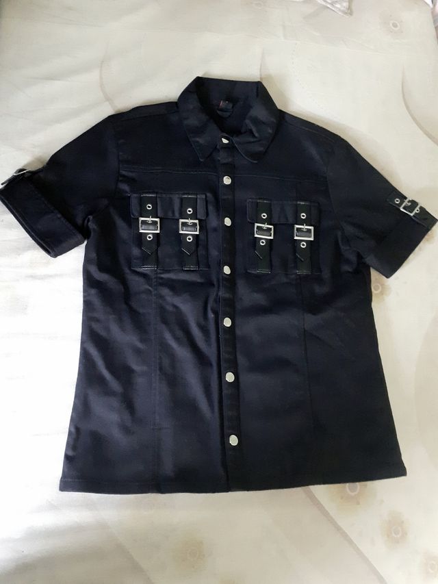 Camisa para hombre. Gótico, leather, fetish, heavy