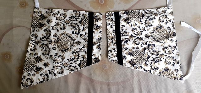 Saya para Virgen de tamaño natural.