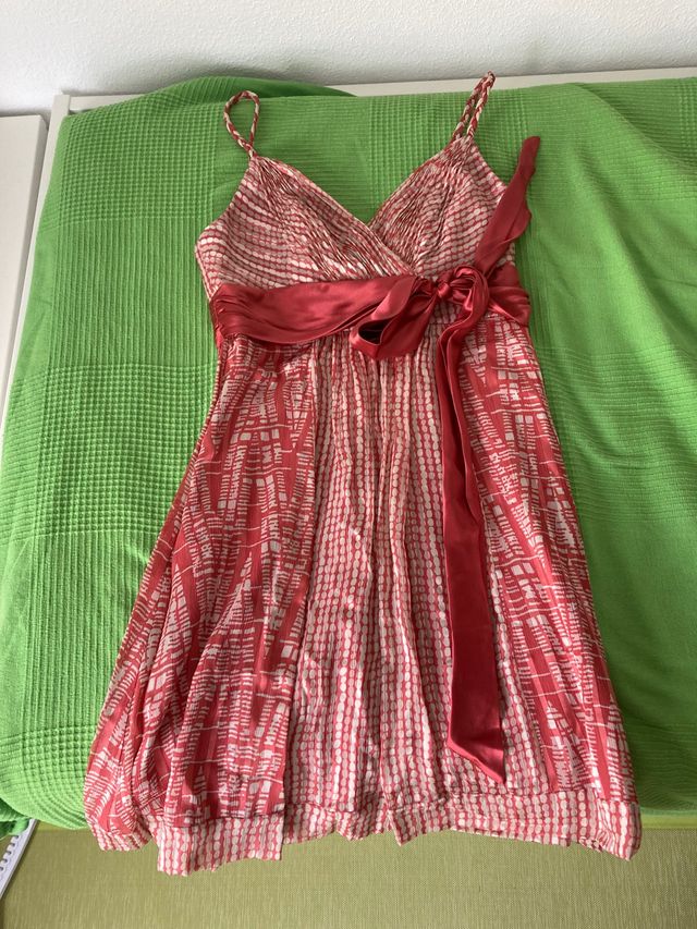 Vestido de fiesta de seda 100%
