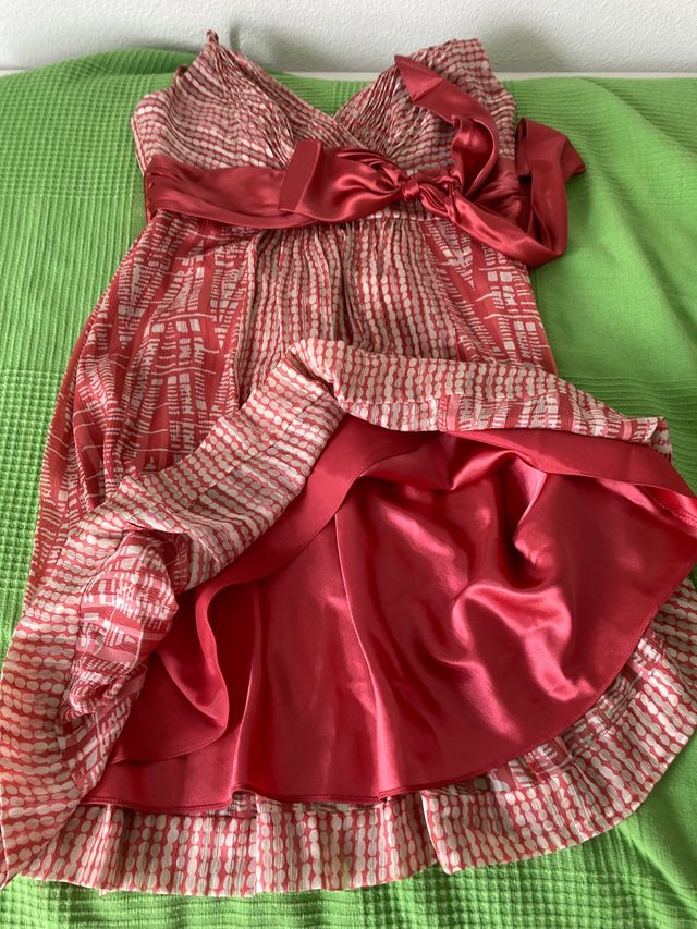 Vestido de fiesta de seda 100%