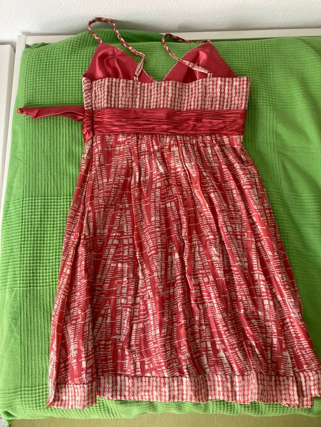 Vestido de fiesta de seda 100%
