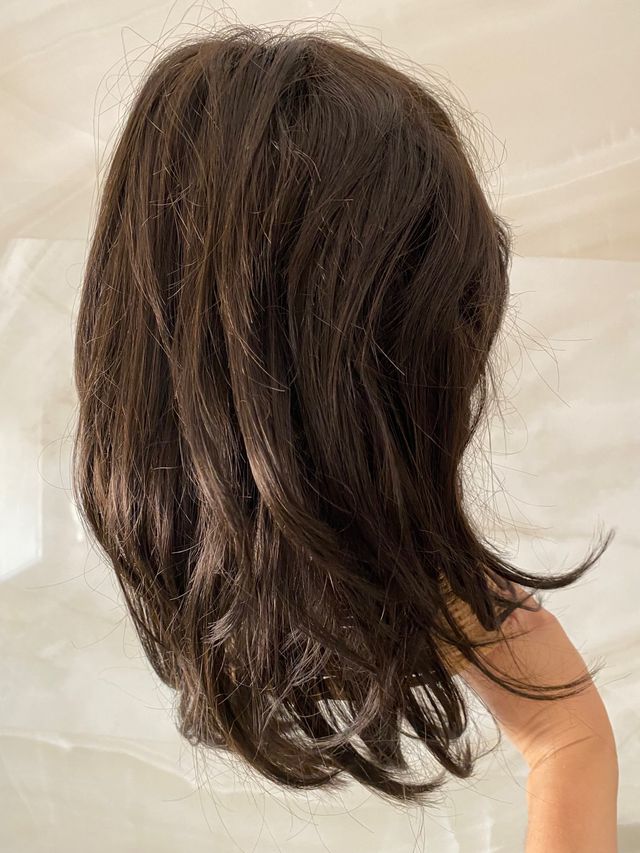 Peluca Sintética (apariencia natural)