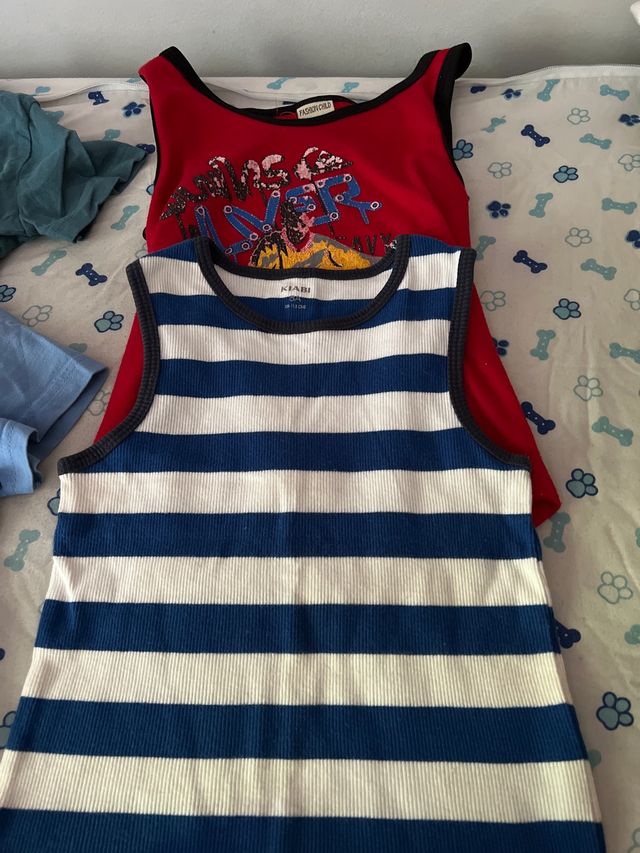 Lote de camisetas niño talla 4/5 años