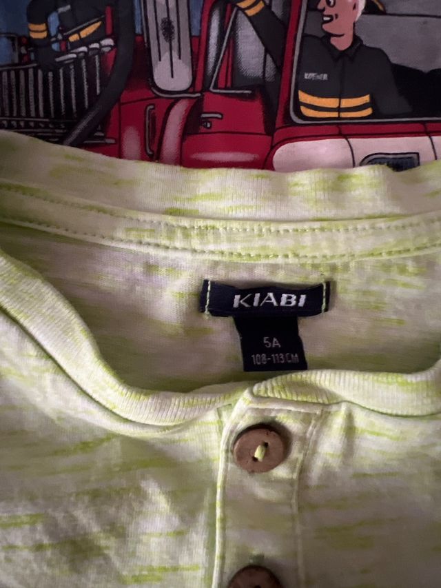 Lote de camisetas niño talla 4/5 años