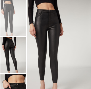 Leggings Térmicos de mujer con Efecto piel |Bonitos y calentitos