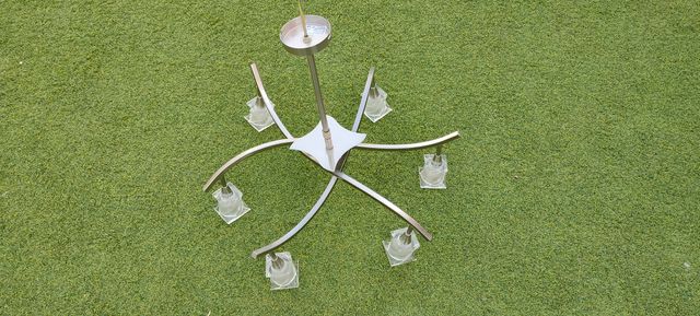 Lámpara acero inoxidable Salón