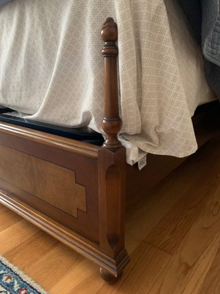 Conjunto dormitorio cabecero,bastidor y 2 mesillas