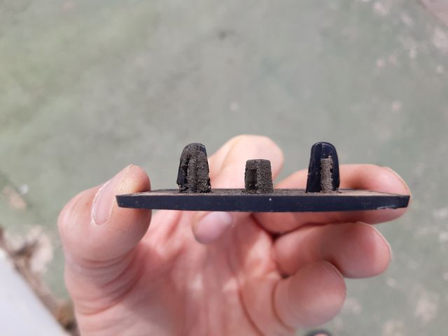 VW Golf 2  GTI Rotulo Negro Satinado/Cromado