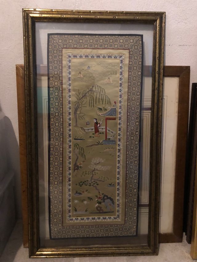 Lote de 3 cuadros egipcios y orientales