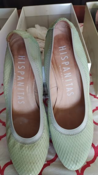Zapatos fiesta Hispanitas de segunda mano por 35 EUR en Madrid en WALLAPOP