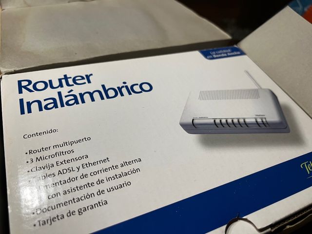 Router inalámbrico Telefónica