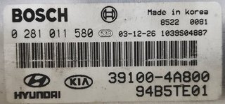 Centralita Motor  0281011580 0 281 011 580