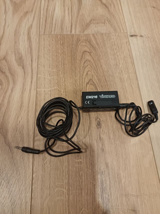 micrófono de corbata Vivanco EM216