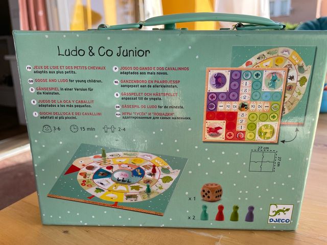 Juego de mesa PARCHÍS Y OCA DJECO