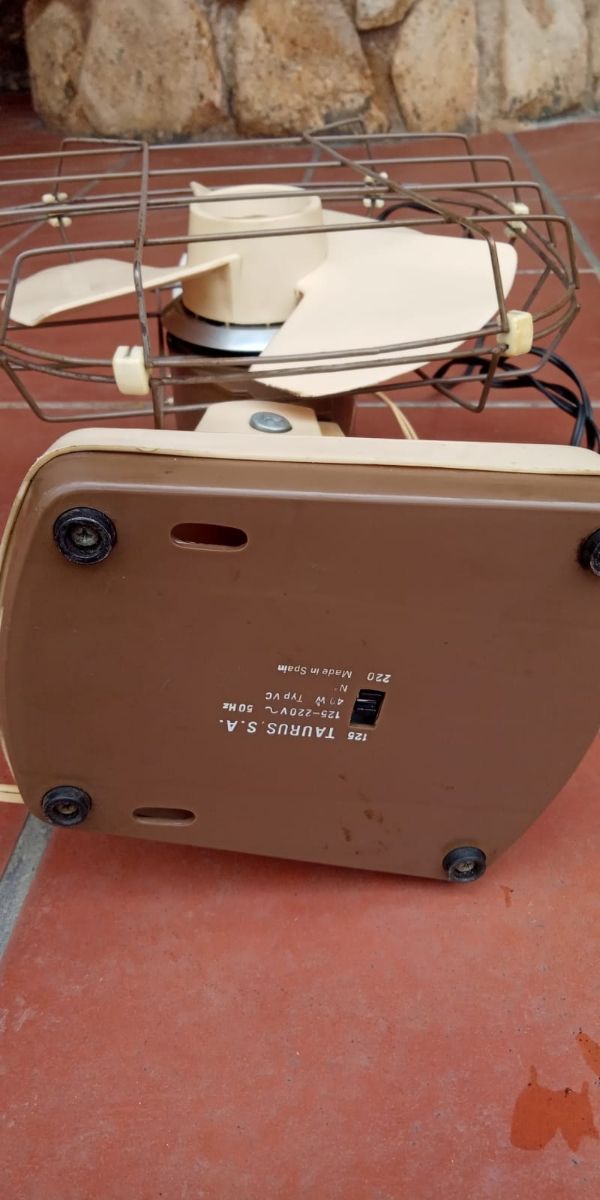 Ventilador Taurus. Vintage.