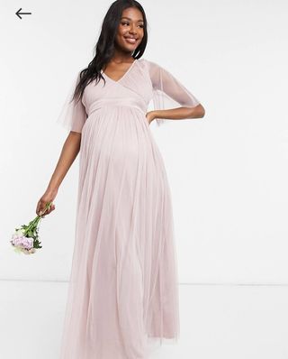 Vestido fiesta premama Asos de segunda mano por 50 EUR en Madrid en WALLAPOP