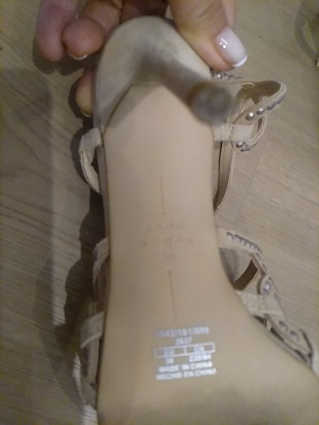 sandalias ceremonia zara woman